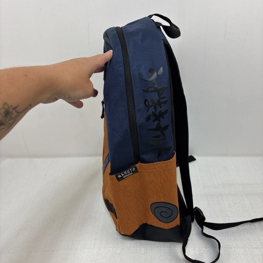 Bioworld‎ Naruto Shippuden Collection Backpack Blue And Orange Bookbag